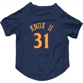 Golden State Warriors Kevin Knox II Navy  Dog & Cat Pet Jersey