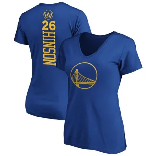 Women's Golden State Warriors Blake Hinson Gold Royal Backer T-Shirt