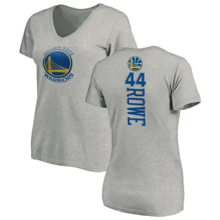 Women's Golden State Warriors Jackson Rowe Gold Ash Backer T-Shirt