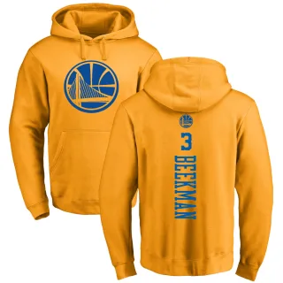 Youth Golden State Warriors Reece Beekman Gold Branded One Color Backer Pullover Hoodie