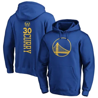 Youth Golden State Warriors Stephen Curry Gold Branded Royal Backer Pullover Hoodie